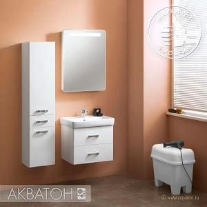 Зеркало-шкаф Акватон "Америна 60" (цвет белый, правое)