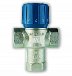 Трехходовой термостатический смесительный клапан 1" WATTS (AQUAMIX 25-50C, центральное смешение)