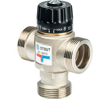 Трехходовой термостатический смесительный клапан 1 1/4 SVM (30-65C, центральное смешение)