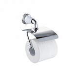 Держатель для туалетной бумаги (белый/хром) POTATO P7203