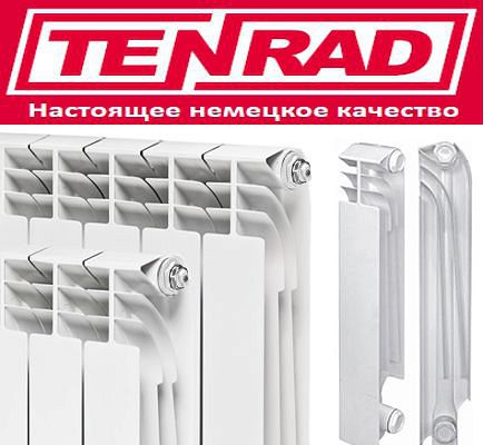 Радиатор Tenrad Al 350/100 1 секция 