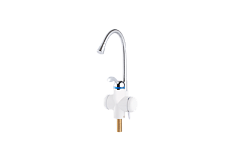 Кран-водонагреватель проточный UNIPUMP BEF-001-02 (гибкий гусак)